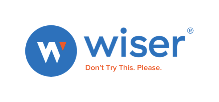 Wiser icon, logo, and altered tagline.